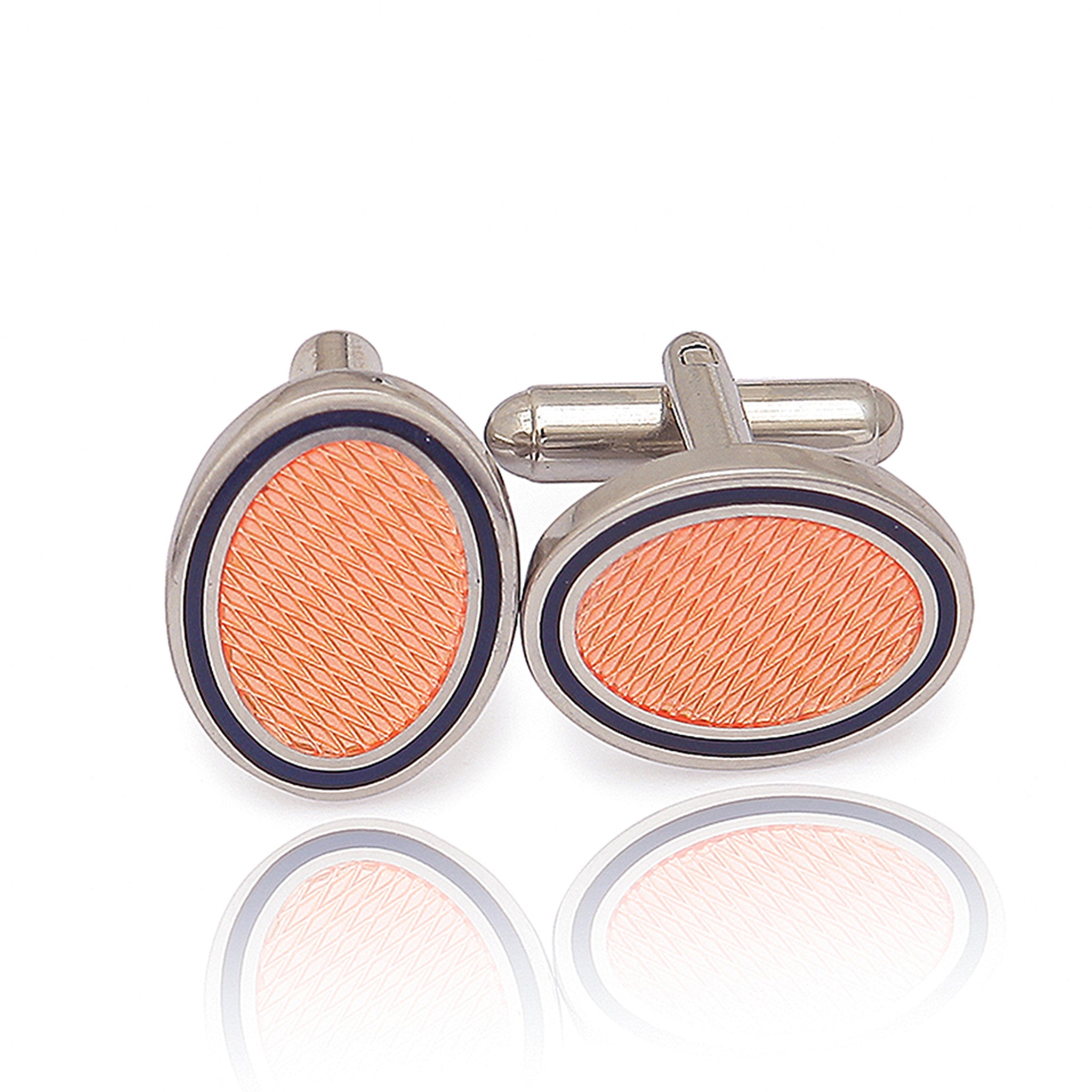 Peach Color Cufflinks