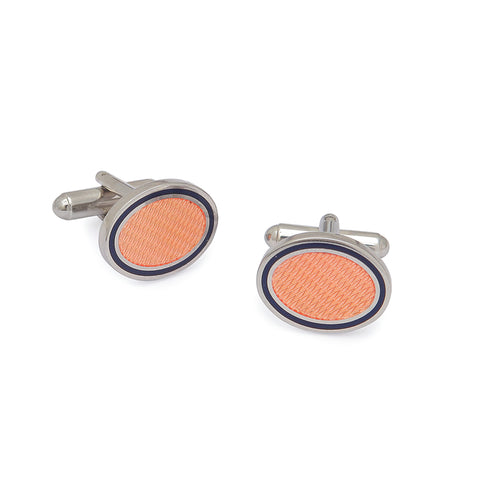 Peach Color Cufflinks
