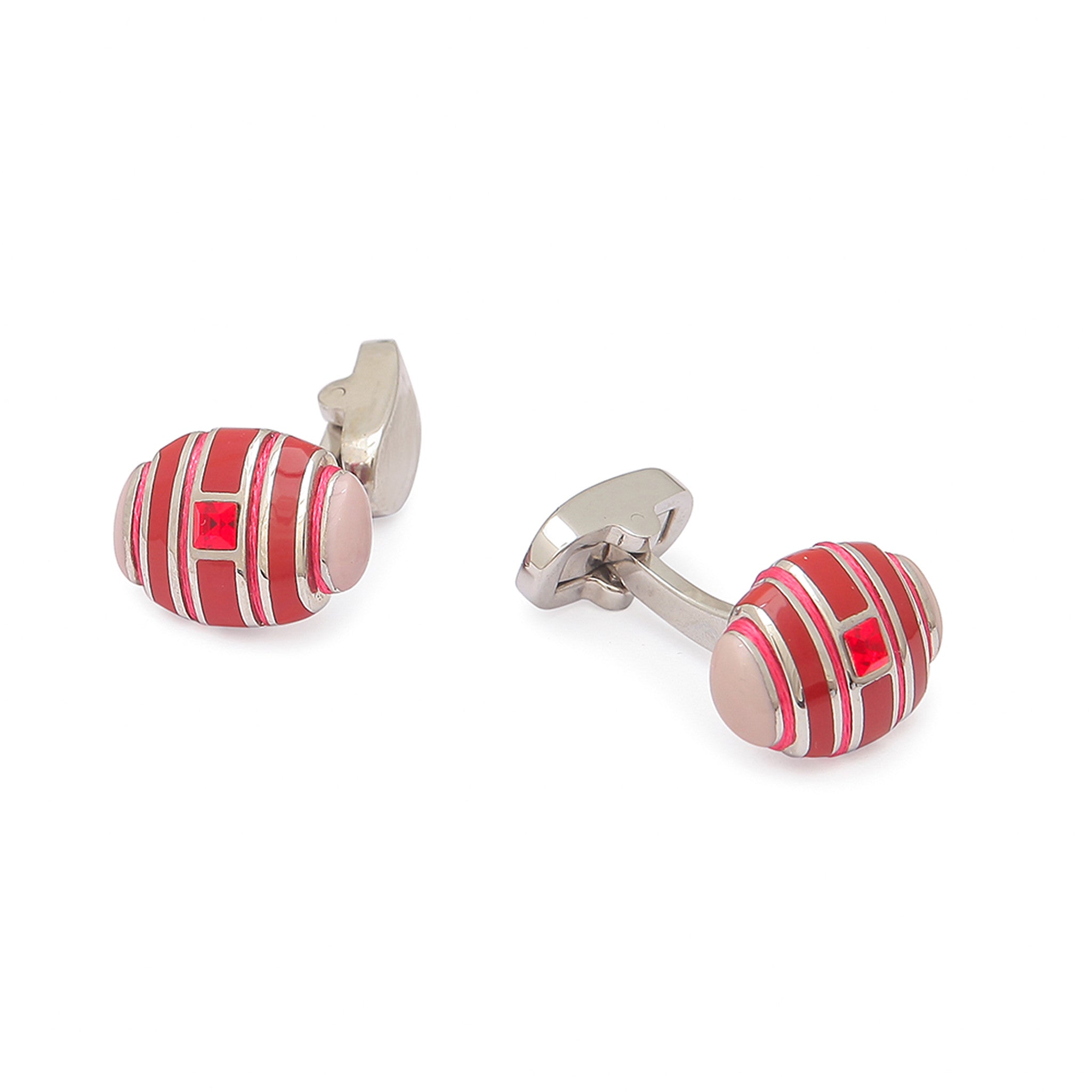 Steel Red Cufflinks