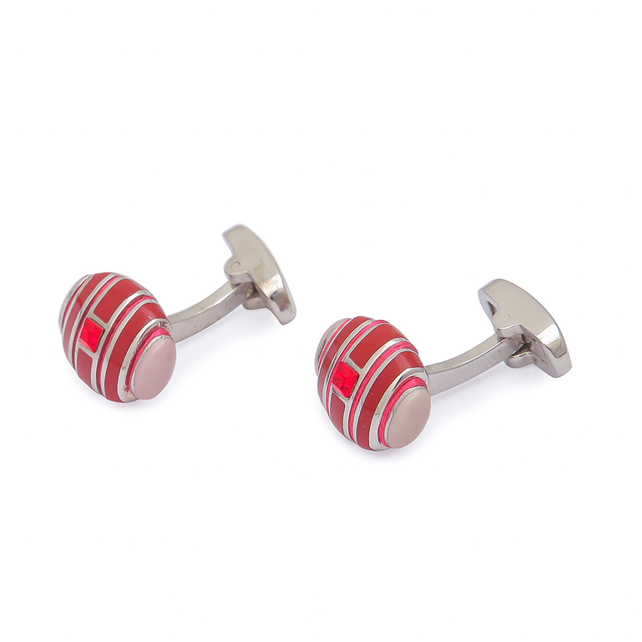 Steel Red Cufflinks