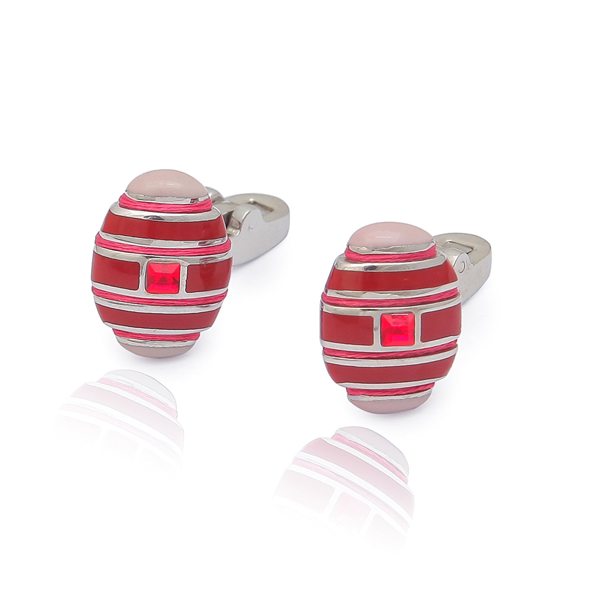 Steel Red Cufflinks