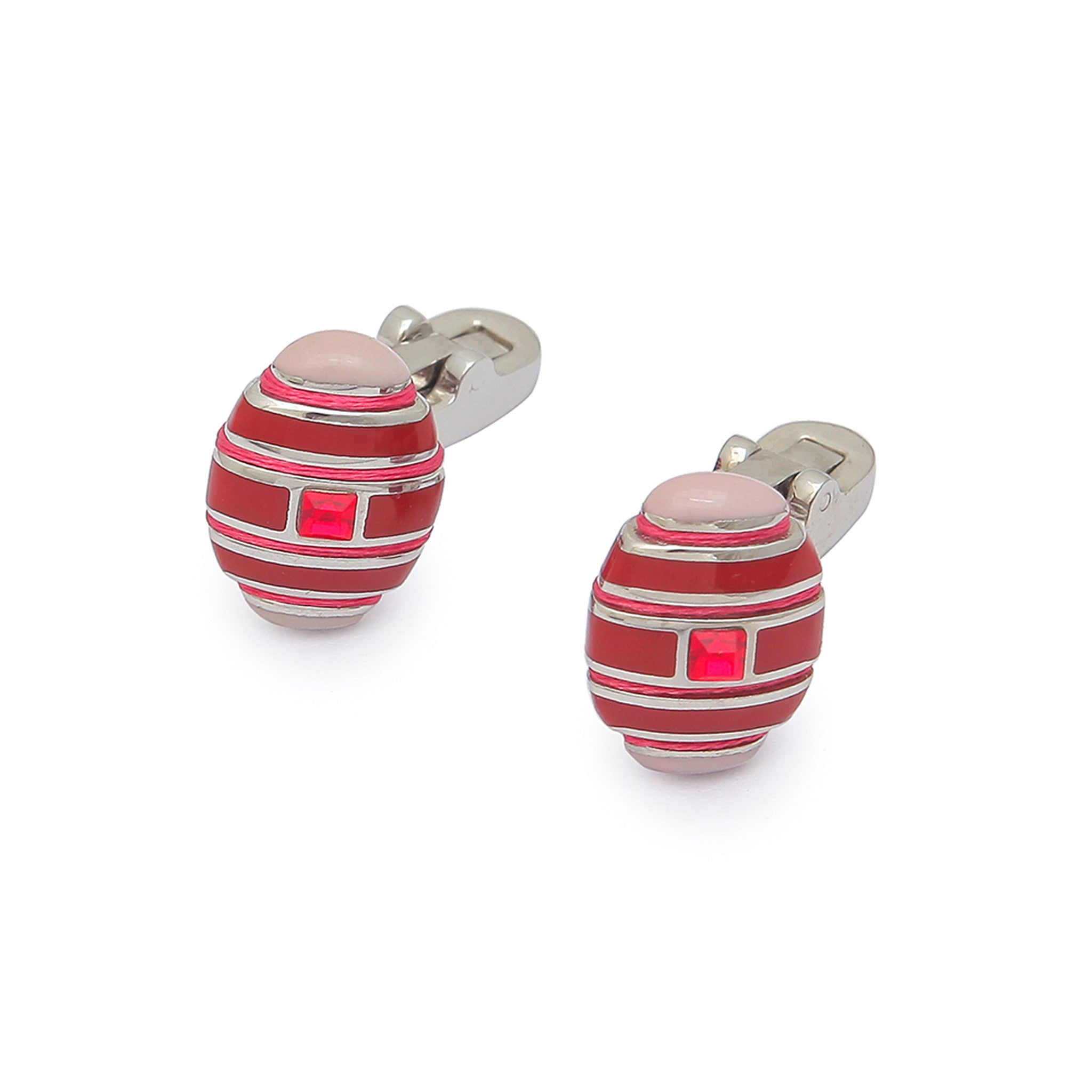 Steel Red Cufflinks