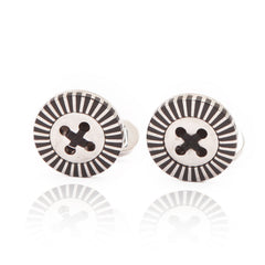 Steel Black Cufflinks