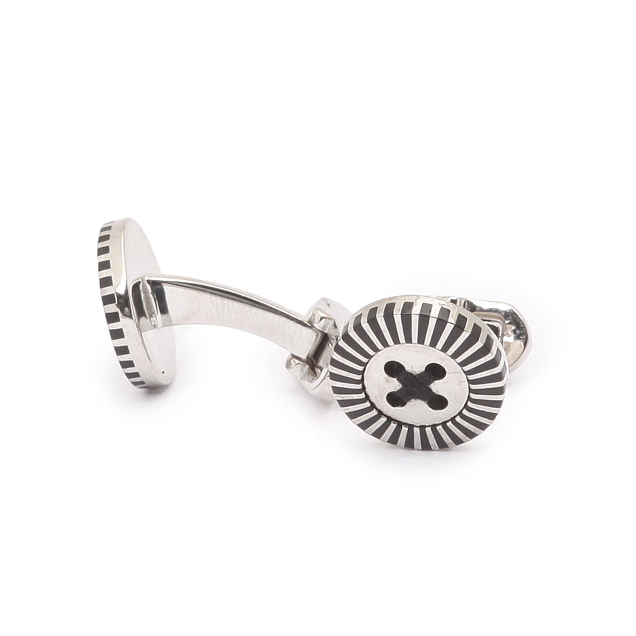 Steel Black Cufflinks