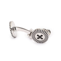 Steel Black Cufflinks