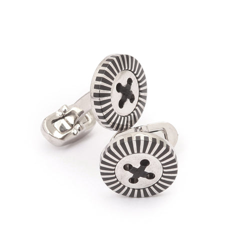 Steel Black Cufflinks