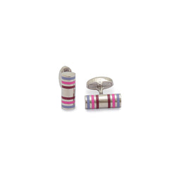 Steel Pink Cufflinks