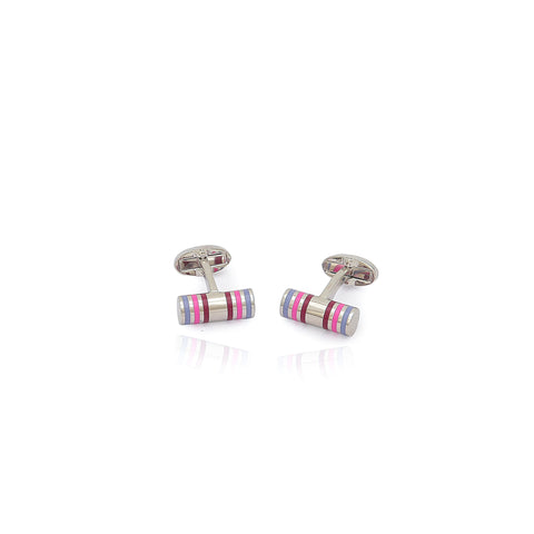 Steel Pink Cufflinks