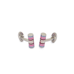 Steel Pink Cufflinks