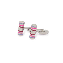Steel Pink Cufflinks