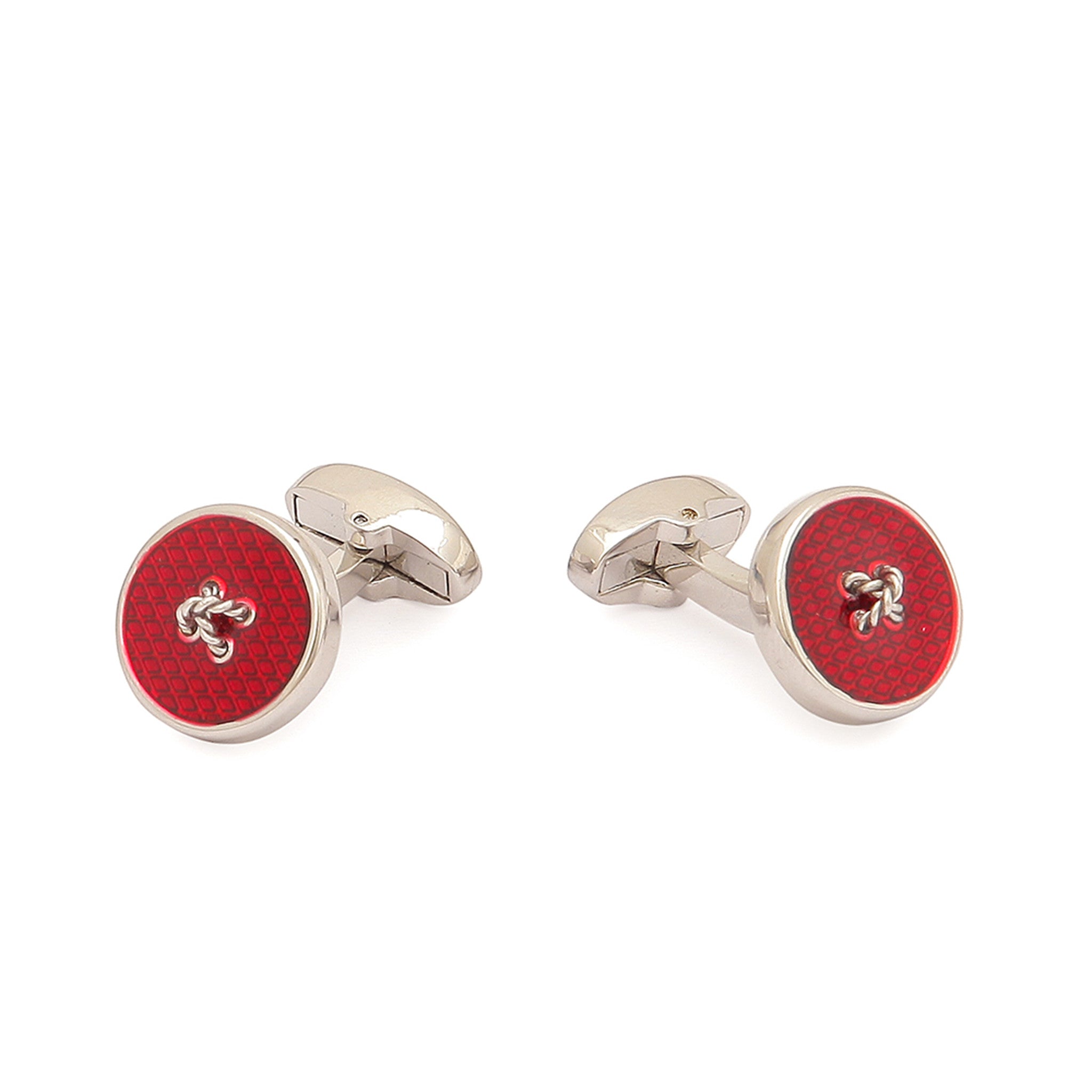 Cherry Red Cufflinks