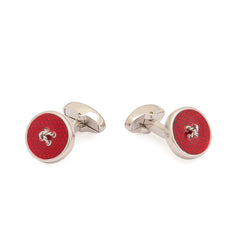 Cherry Red Cufflinks