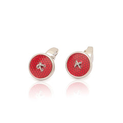 Cherry Red Cufflinks