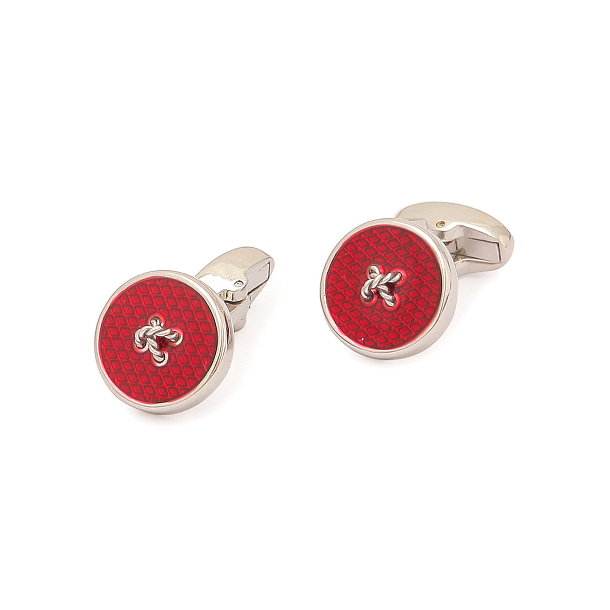 Cherry Red Cufflinks