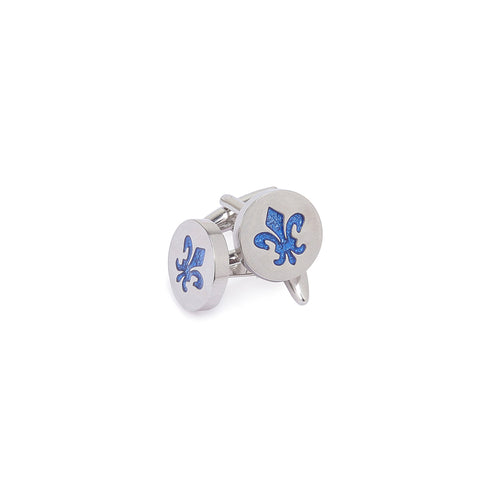 Steel Blue Cufflinks