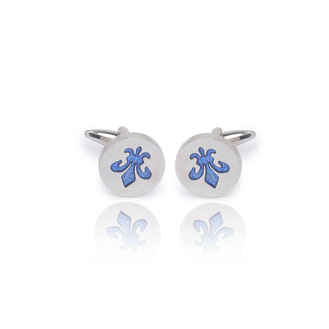 Steel Blue Cufflinks
