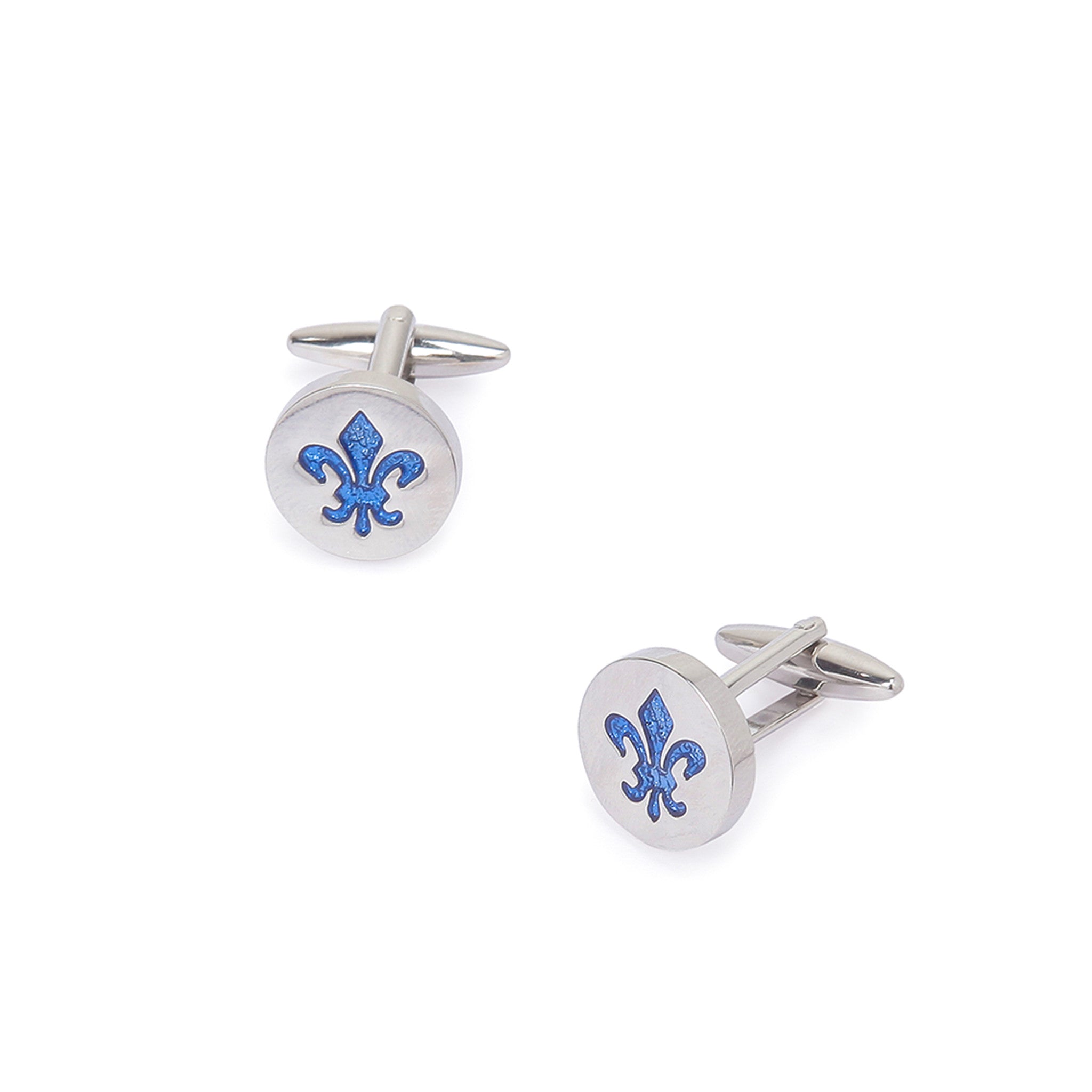 Steel Blue Cufflinks