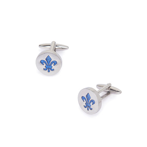 Steel Blue Cufflinks
