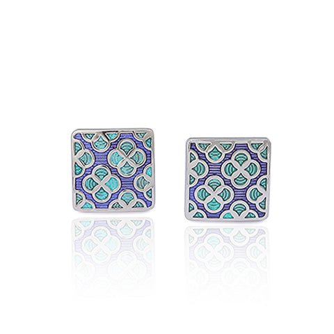 Purple Green Cufflinks