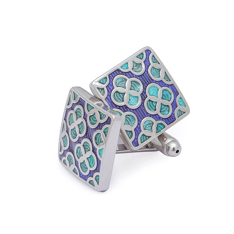Purple Green Cufflinks