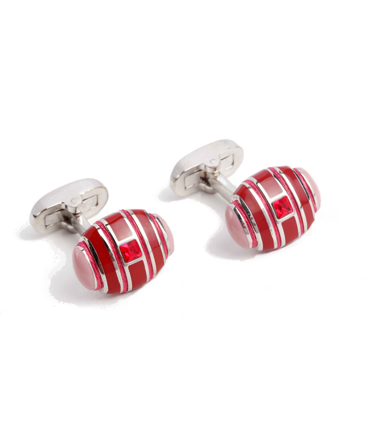 Classy Red & Pink Cufflinks